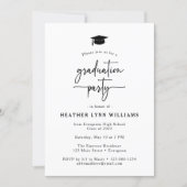 Simple Script Graduation Invitation (Front)