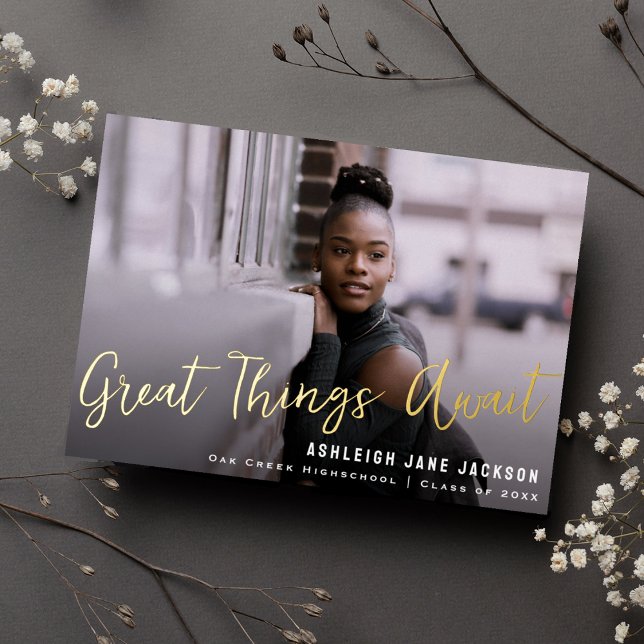 Simple Script Graduation Photo Announcement (Creator Uploaded)