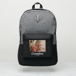 Simple Script Grandma Est. Photo Year Port Authority® Backpack