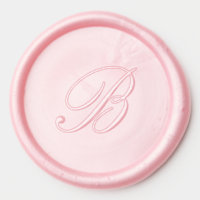 Simple Script Joint Initial Monogram Wedding