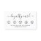 Simple Script Loyalty Card - Black & White