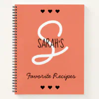 1 Pack 8.5 x 11 Recipe Book to Write in Your Own Recipes, Blank Recipe  Notebook, Spiral Cookbook Recipe Journal Notebook Include 120 Recipes Page  (Farmhouse) 