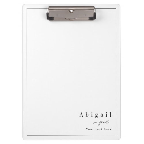 Simple Script Name Modern personalized Clipboard