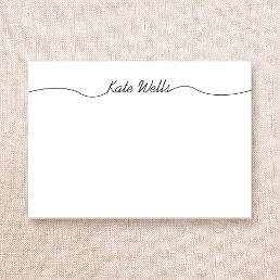 Simple Script Personalized Name Post-it Notes