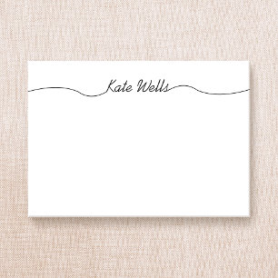 Simple Script Personalized Name Post-it Notes