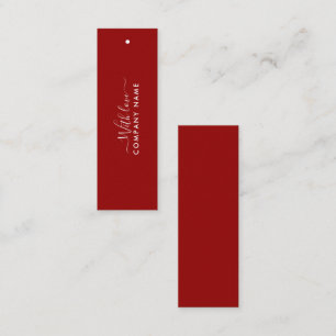 Simple Script - Red & White Gift Tags