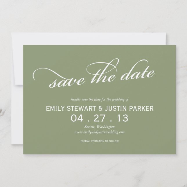 simple script save the date (Front)