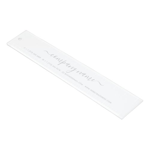 Simple Script _ Silver  White _ CompanyEvent Ruler