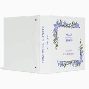 Simple script wedding photo album binder