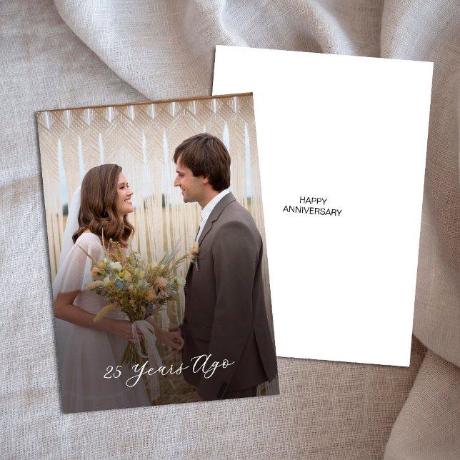 Simple Scripty 25th Anniversary - 25 Years Ago  Card (Creator Uploaded)