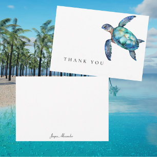 Simple Sea Turtle Thank You 
