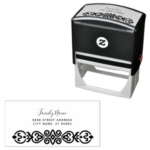 Simple Self Inking Rubber Stamp