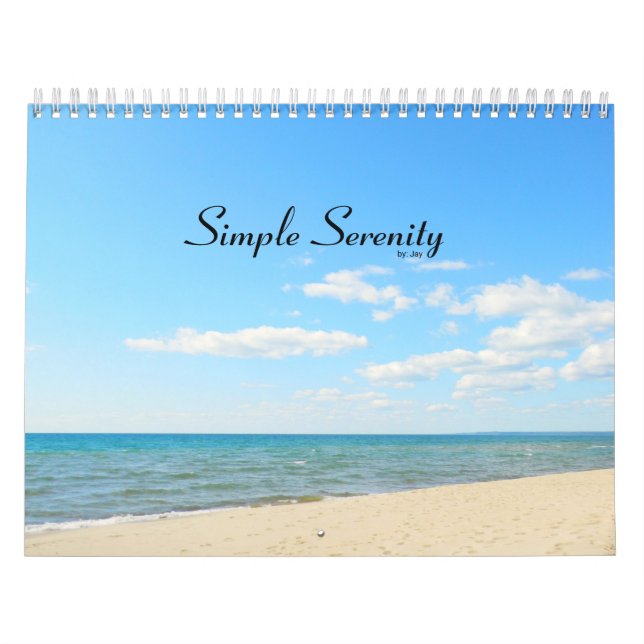 Simple Serenity Calendar (Cover)