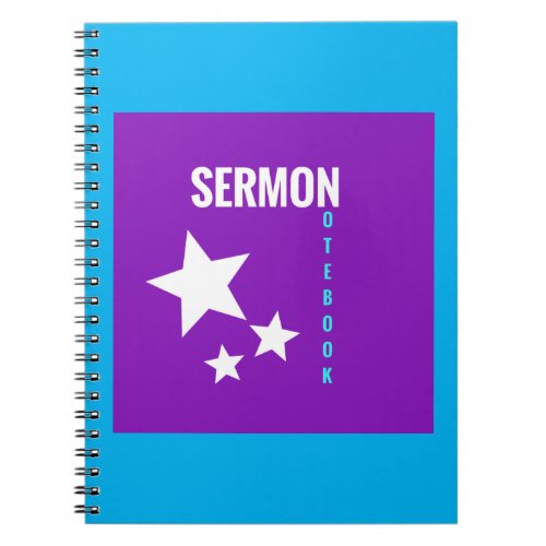 Simple Sermon Notebook To Write In