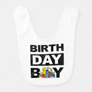 Simple Sesame Street Pals 1st Birthday Baby Bib