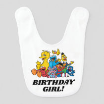 Simple Sesame Street Pals 1st Birthday Baby Bib