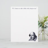 Simple Shakespeare Letterhead (Standing Front)