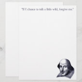 Simple Shakespeare Letterhead (Front/Back)