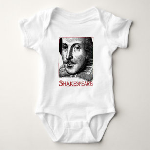 Simple Shakespeare Logo Baby Bodysuit