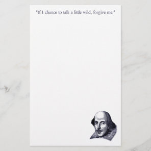 Simple Shakespeare Stationery