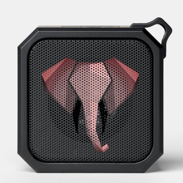 Simple Shapes Geometrics Elephant Head  Bluetooth Speaker (Front)