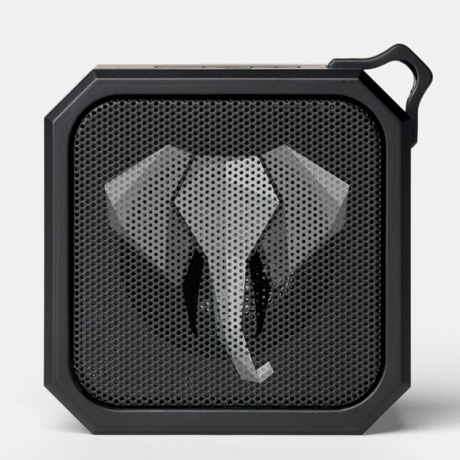 Simple Shapes Geometrics Elephant Head  Bluetooth Speaker (Front)