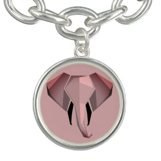 Simple Shapes Geometrics Elephant Head  Bracelet
