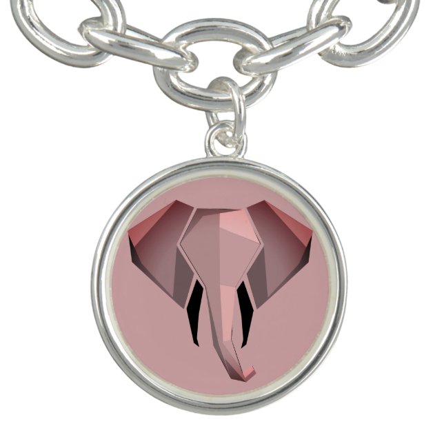 Simple Shapes Geometrics Elephant Head  Bracelet (Design)