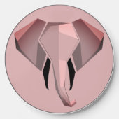 Simple Shapes Geometrics Elephant Head  Wireless Charger (Front)