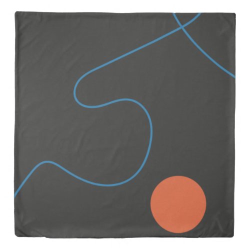 Simple Shapes Mid Century Art Duvet Cover