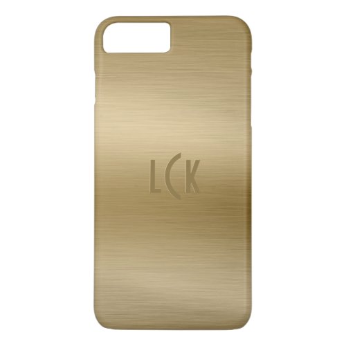 Simple Shiny Look Gold Background iPhone 8 Plus7 Plus Case