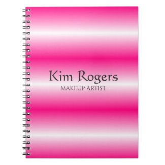 Simple shiny pink business card