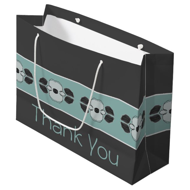 Simple Shopping Style Large Gift Bag (Front Angled)