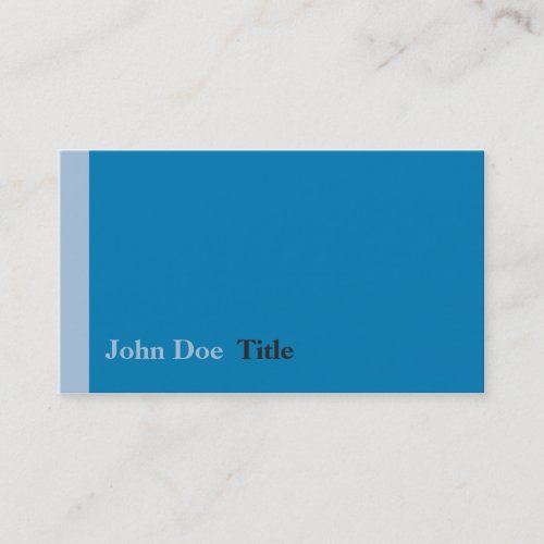 Simple side stripe Business card