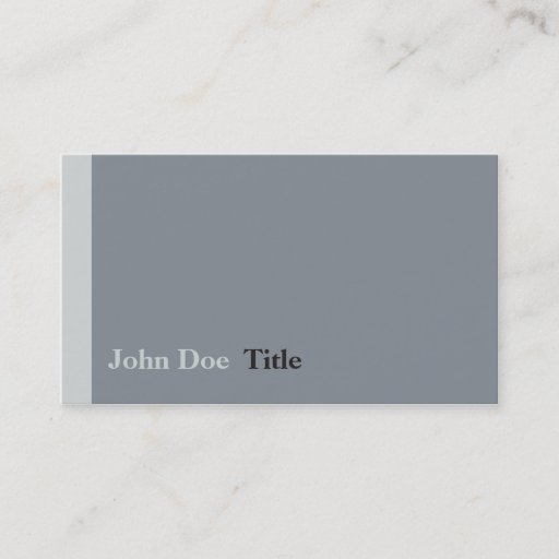 Customizable Simple side stripe Business card