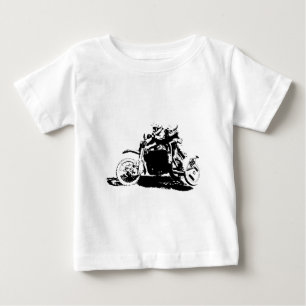 Simple Sidecarcross Design Baby T-Shirt