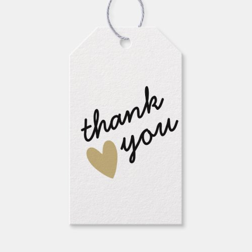 Simple Sincere Thank You Gift Tags