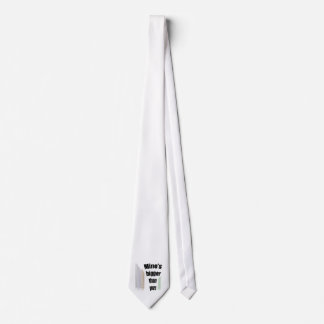 Simple single Mine's Bigger than Yours tie