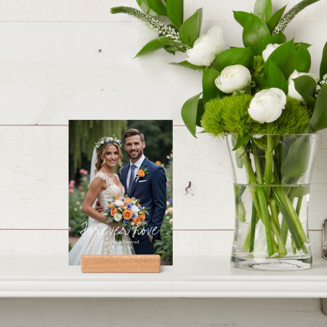 Simple Single Wedding Photo Print Holder (Insitu 4)