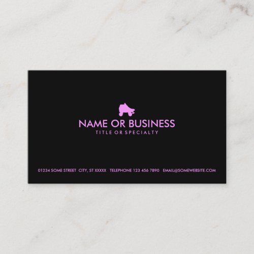 simple skate business card template