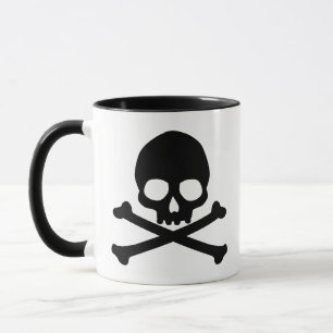 Simple Skull and Crossbones Mug