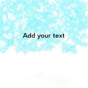 Simple sky blue glitt sparkle stars add your text cutout