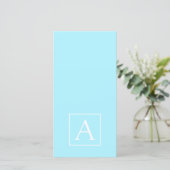 Simple Sky Blue Monogram (Standing Front)