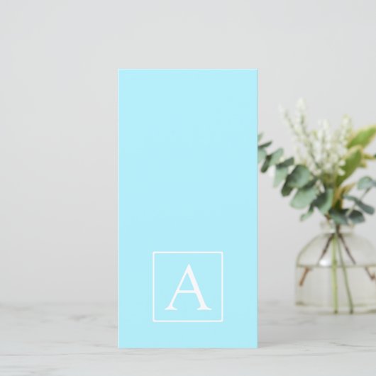 Simple Sky Blue Monogram (Standing Front)