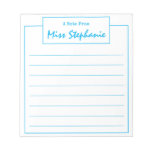 Simple Sky Blue Script From Teacher Notepad