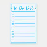 Simple Sky Blue To Do List  Post-it Notes