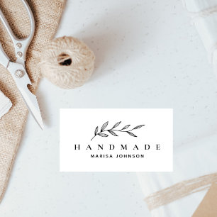 Simple Small Business Elegant Handmade Custom Rubber Stamp