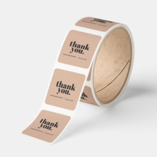 Simple Small Business Sticker   packed with care 