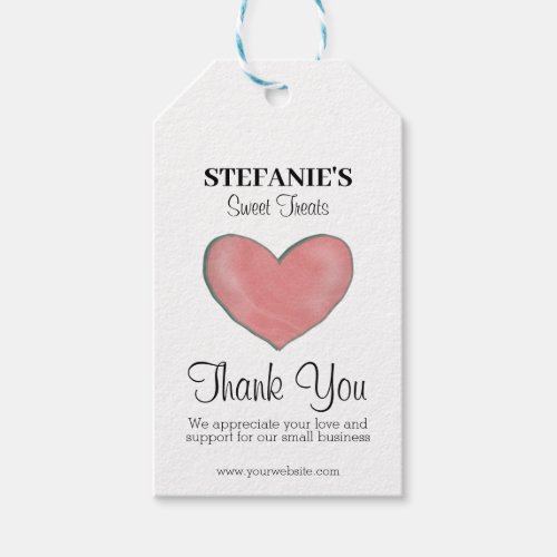 Simple Small Business Thank You Hang Tag