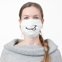Simple Smile Tongue Out Unisex Adult Cloth Face Mask